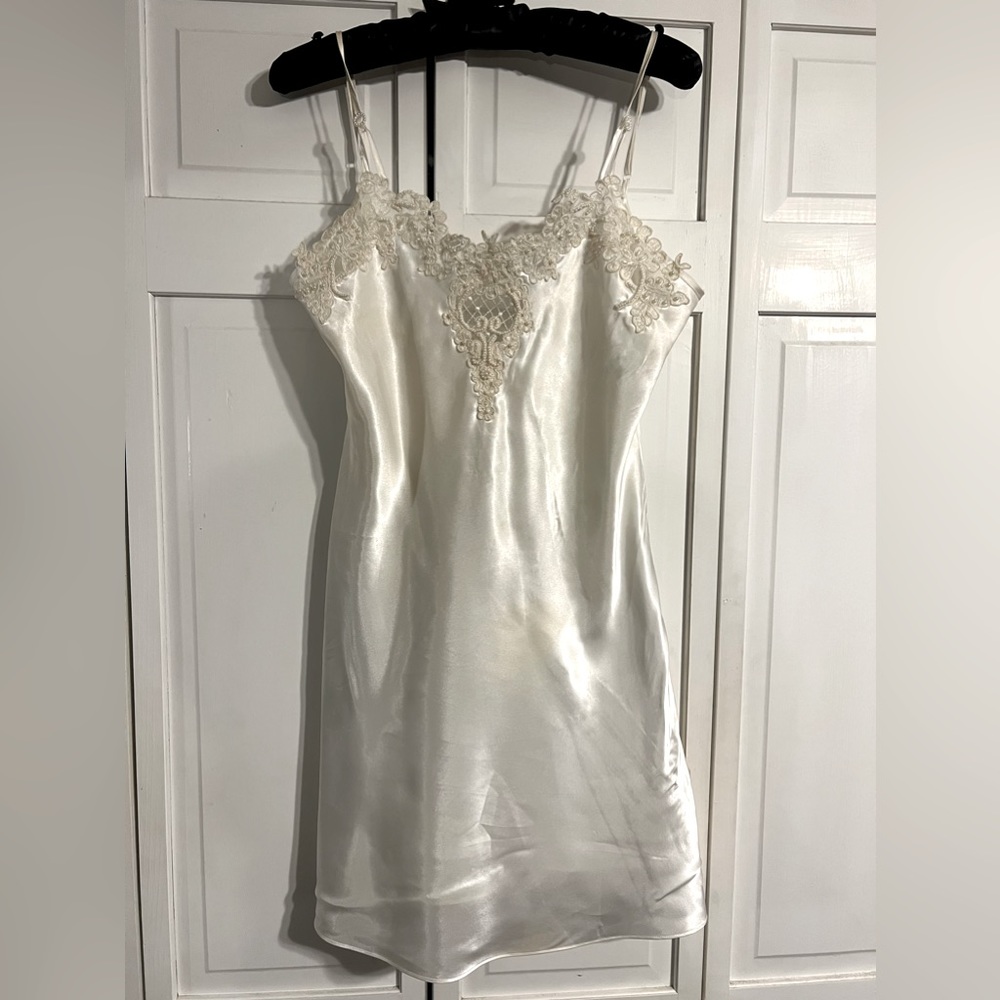 lingerie slip dress silk size medium
